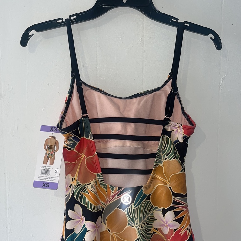 HURLEY One Piece Swimsuit Sz XS - Picture 5 of 12